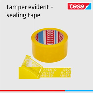 tesa®Tamper evident sealing tape